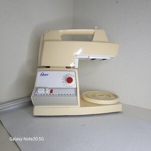 Vintage Oster Kitchen Center 12 Controlled Speed Stand Mixer Tested Works Great!